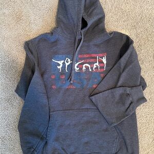 Women’s Gray USA Gymnastics Oversized Hoodie
